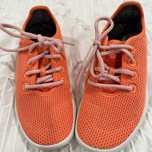 Allbirds size 6.  Tangerine orange